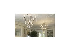 Italian Wrought Iron & Rock Crystal Chandelier - 1 of 2 Available