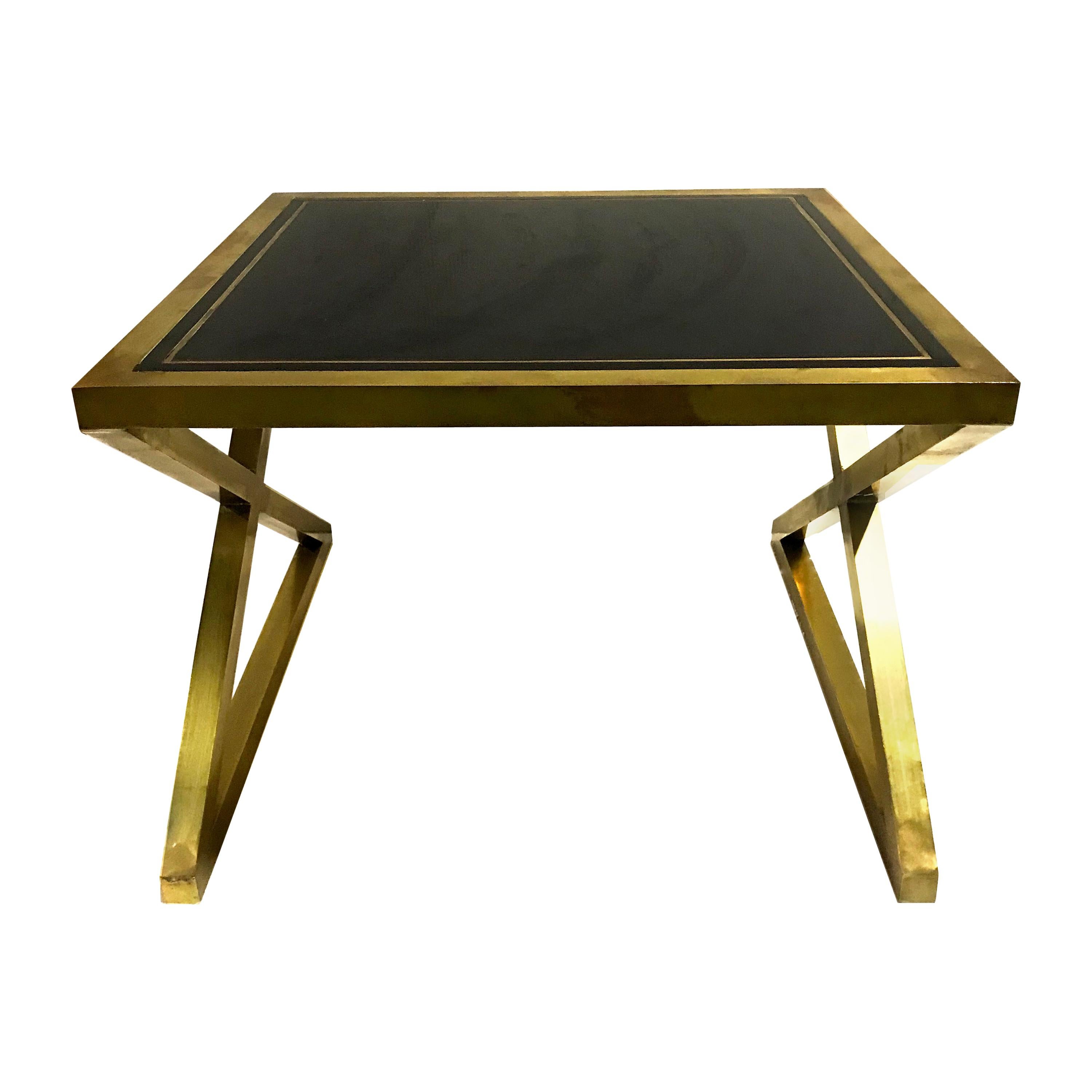 Italian X-Frame Side Tables For Sale