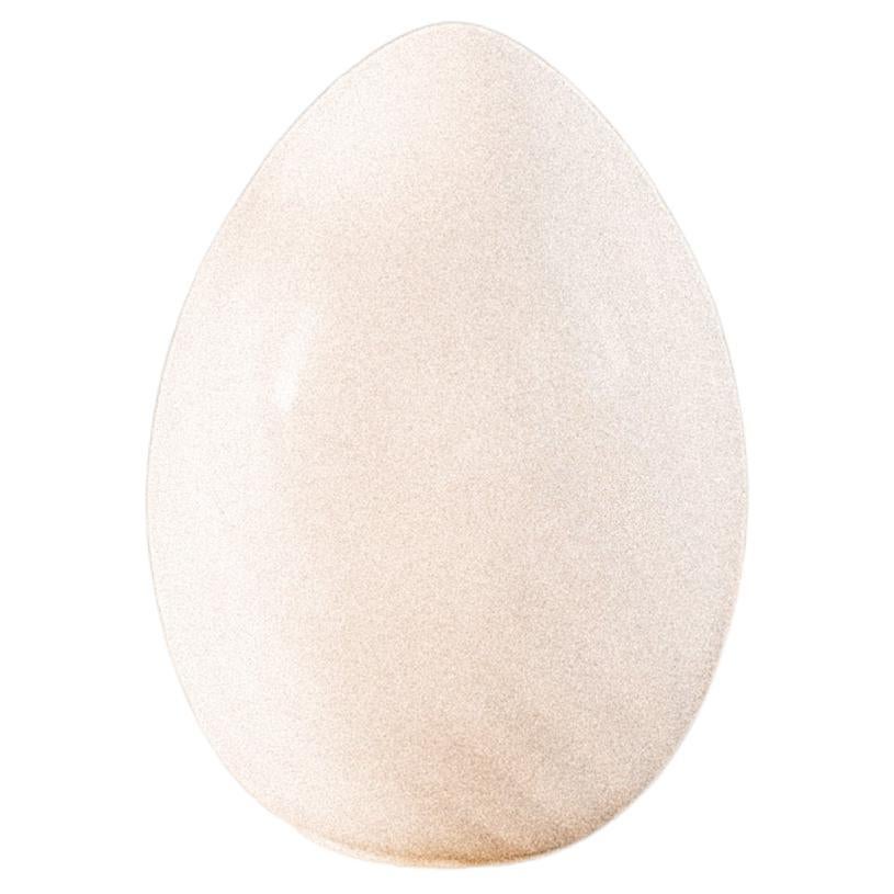 Italian XL Murano Egg Lamp For Sale