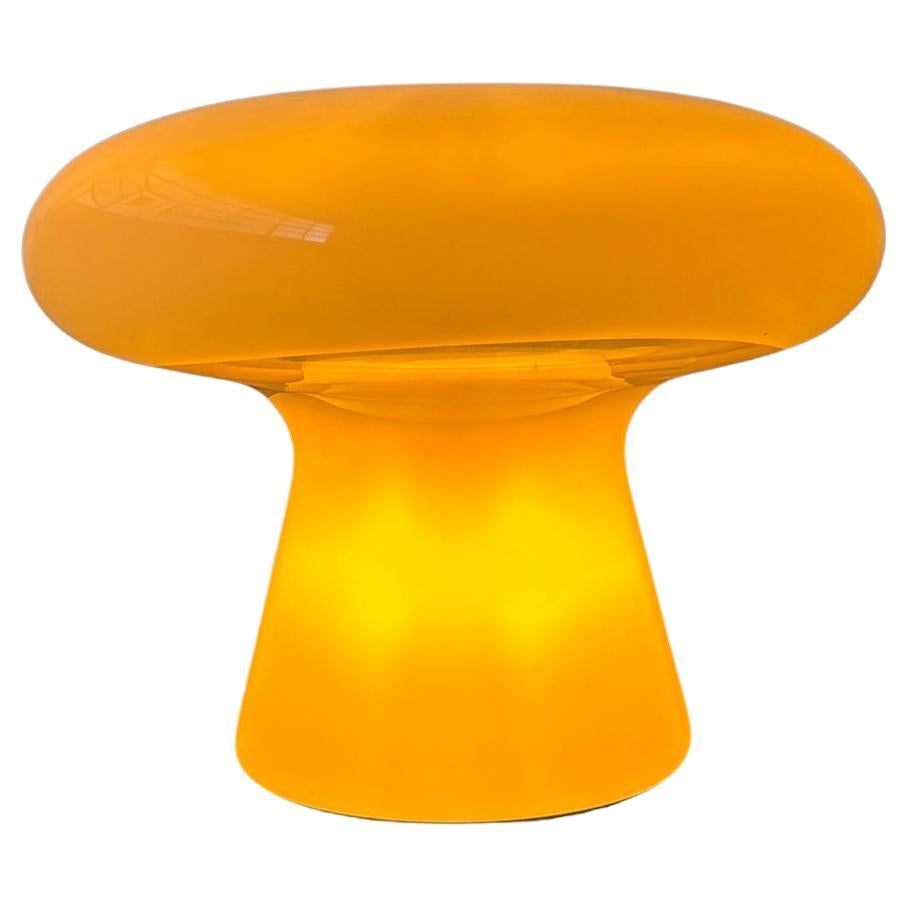 Lampada da tavolo a fungo in vetro di Murano XL di Leucos, anni
70
