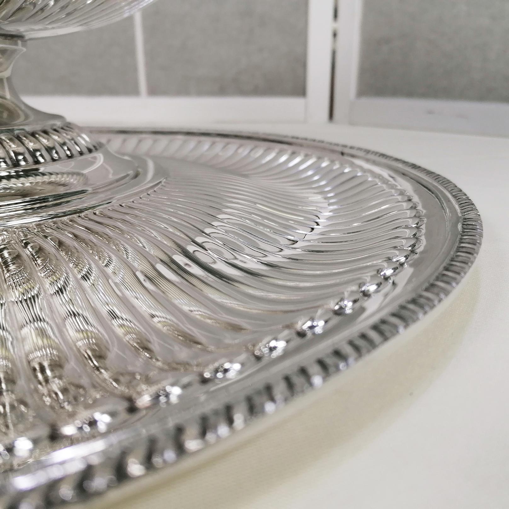 Italienische Suppenterrine aus Sterlingsilber im Queen Ann-Stil des XXI. Jahrhunderts im Angebot 1