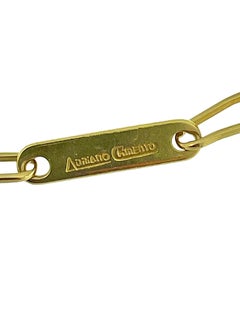 Collar italiano de eslabones de oro amarillo de Chimento