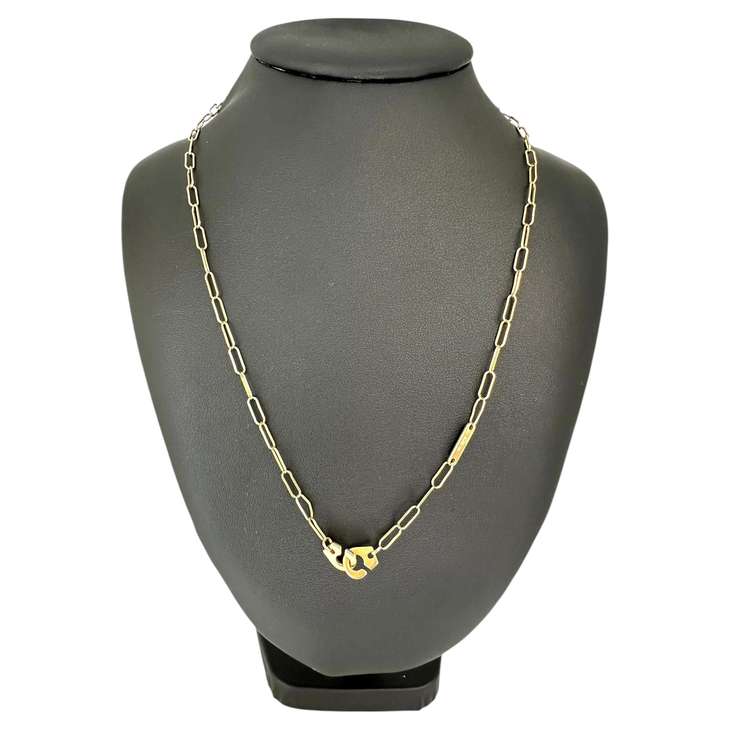 Collana A Link in oro giallo italiano di Chimento