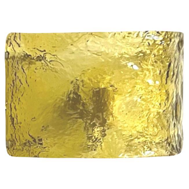 Aplique italiano de Murano Amarillo de Carlo Nason para Mazzega, años 70