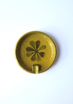 Italian Yellow Pottery Ashtray or Catchall Bitossi Netter