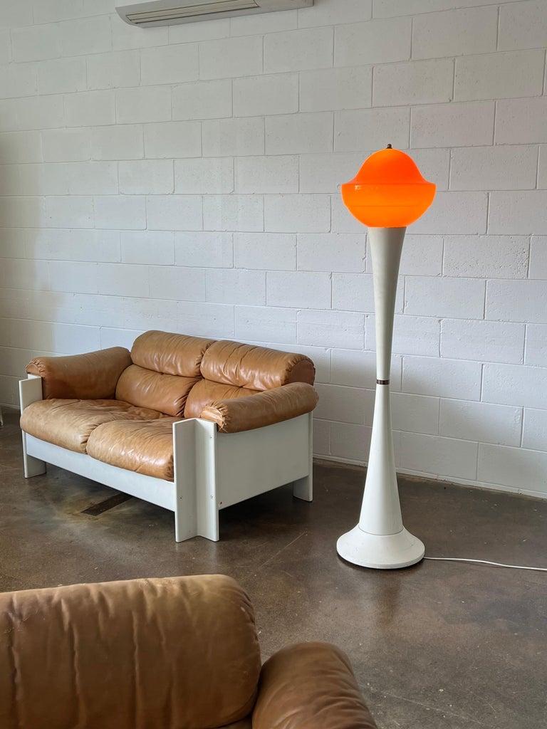Italian Zelda Sofa Set in Cognac Leather by Sergio Asti for Poltronova, 1960s 8