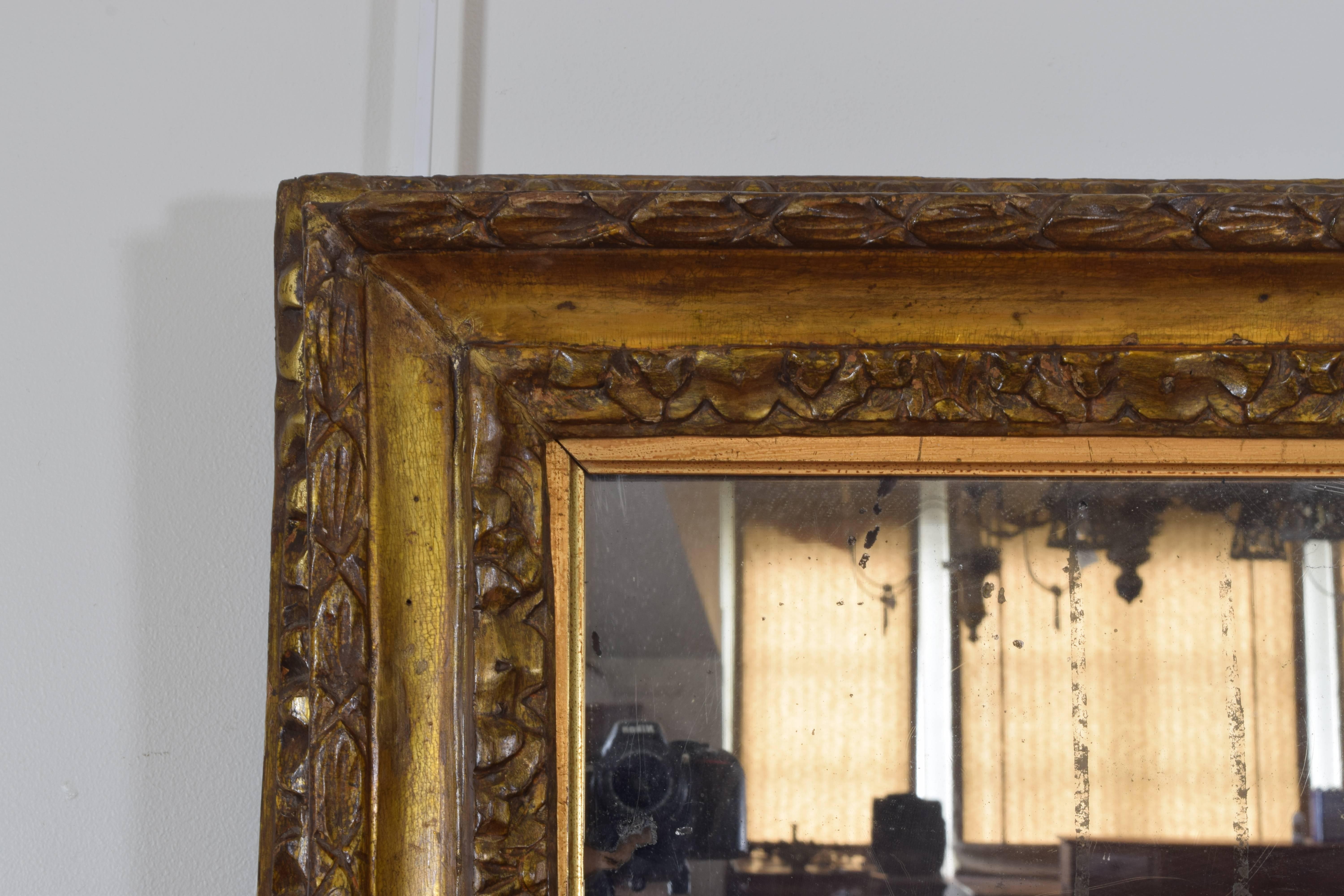 Italian, Piemontese, Carved Giltwood Mirror, Early 18th Century 1
