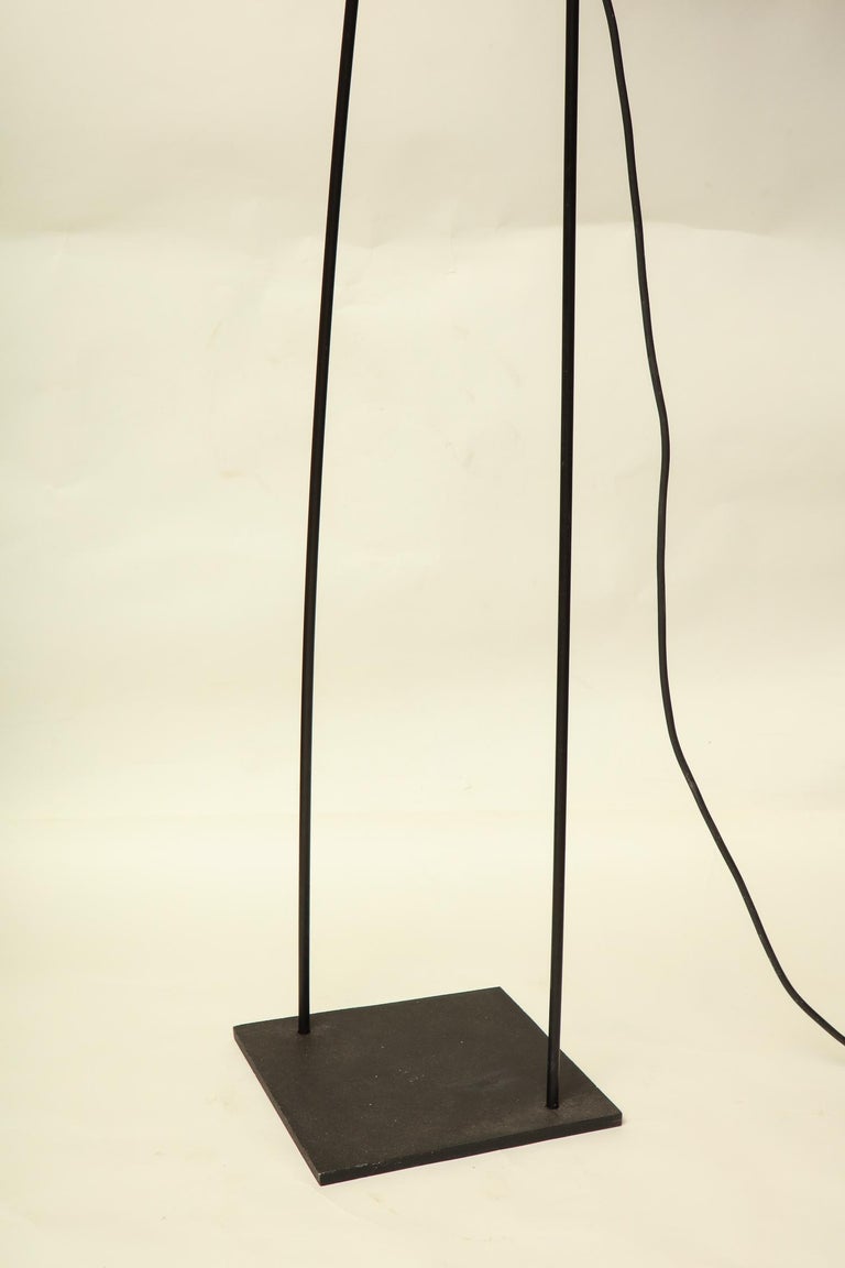 Italiana Luce Floor Lamp MidCentury Modern Ion and Plexiglass, Italy