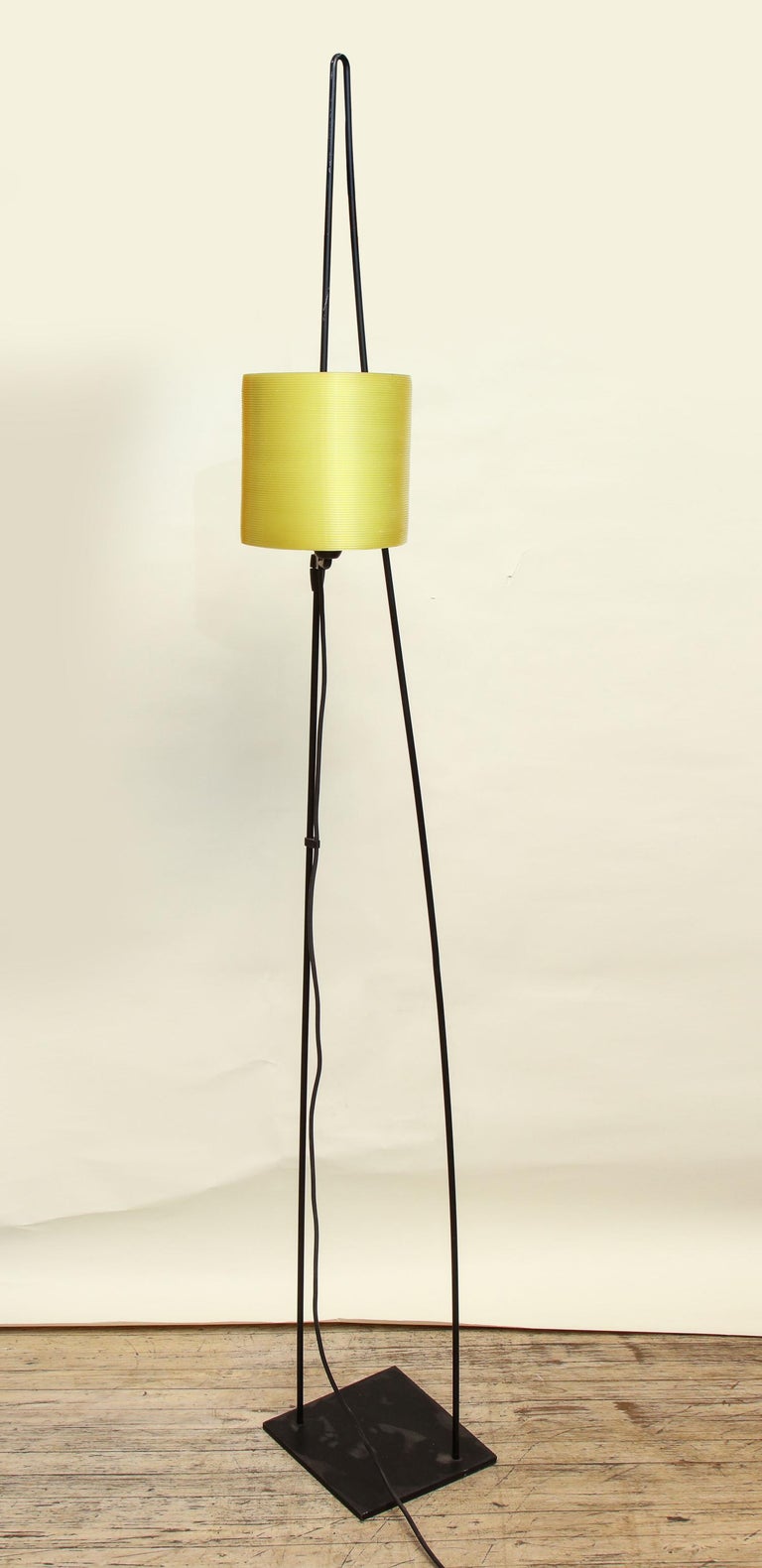 Italiana Luce Floor Lamp MidCentury Modern Ion and Plexiglass, Italy