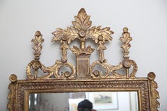 Italianate Giltwood Mirror Hand Carved in the Neo-Classical Fashion
