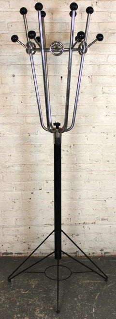 Italianate RIMA-Style Mid-Century Atomic Coat Rack