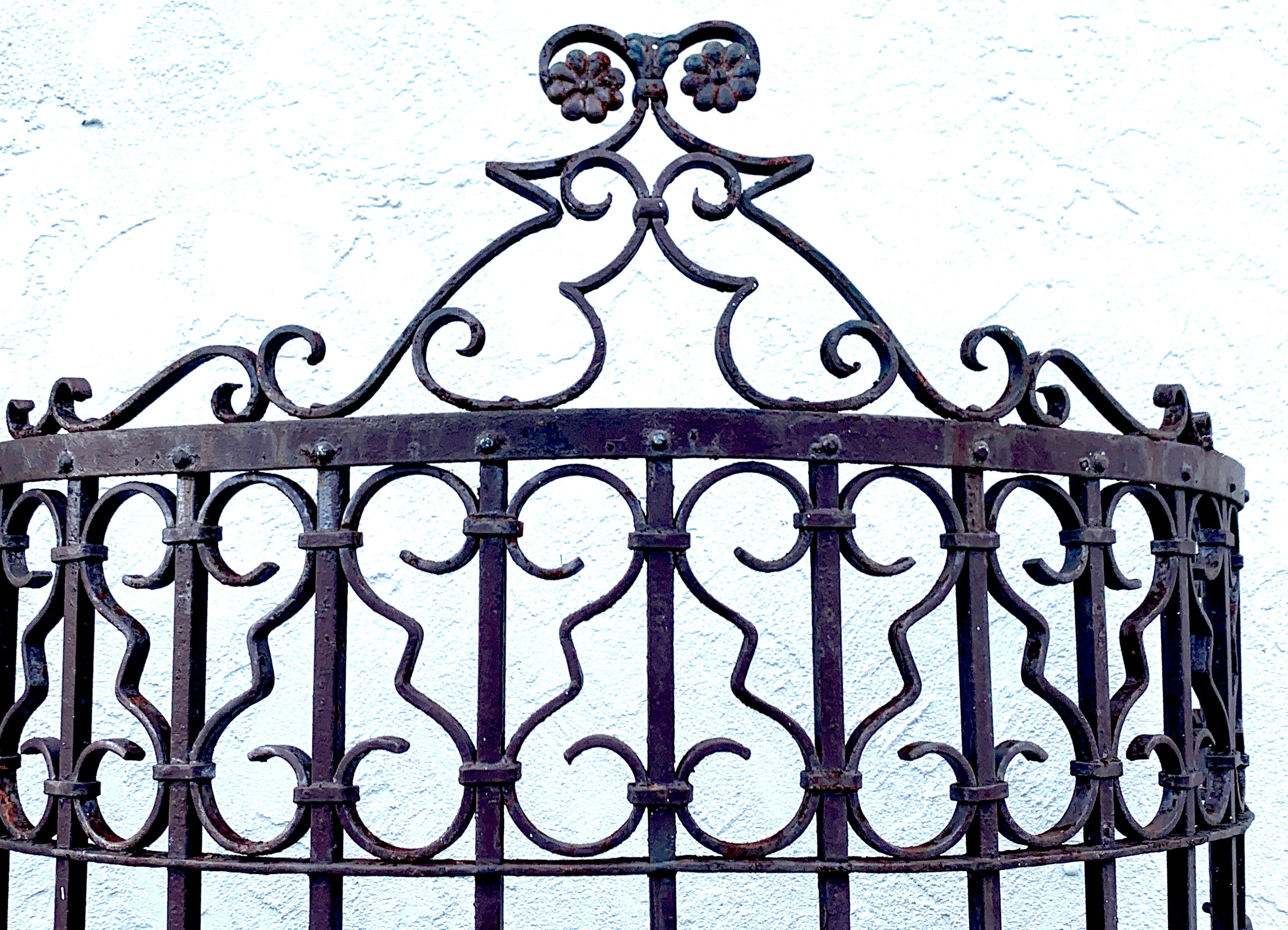 portico wrought iron