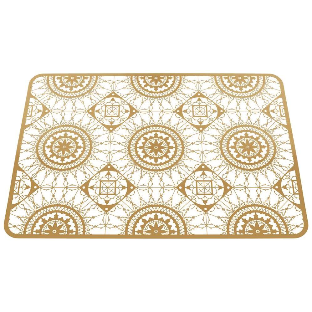 Italic Lace Rectangular Placemat in Brass by Galante & Lancman for Driade