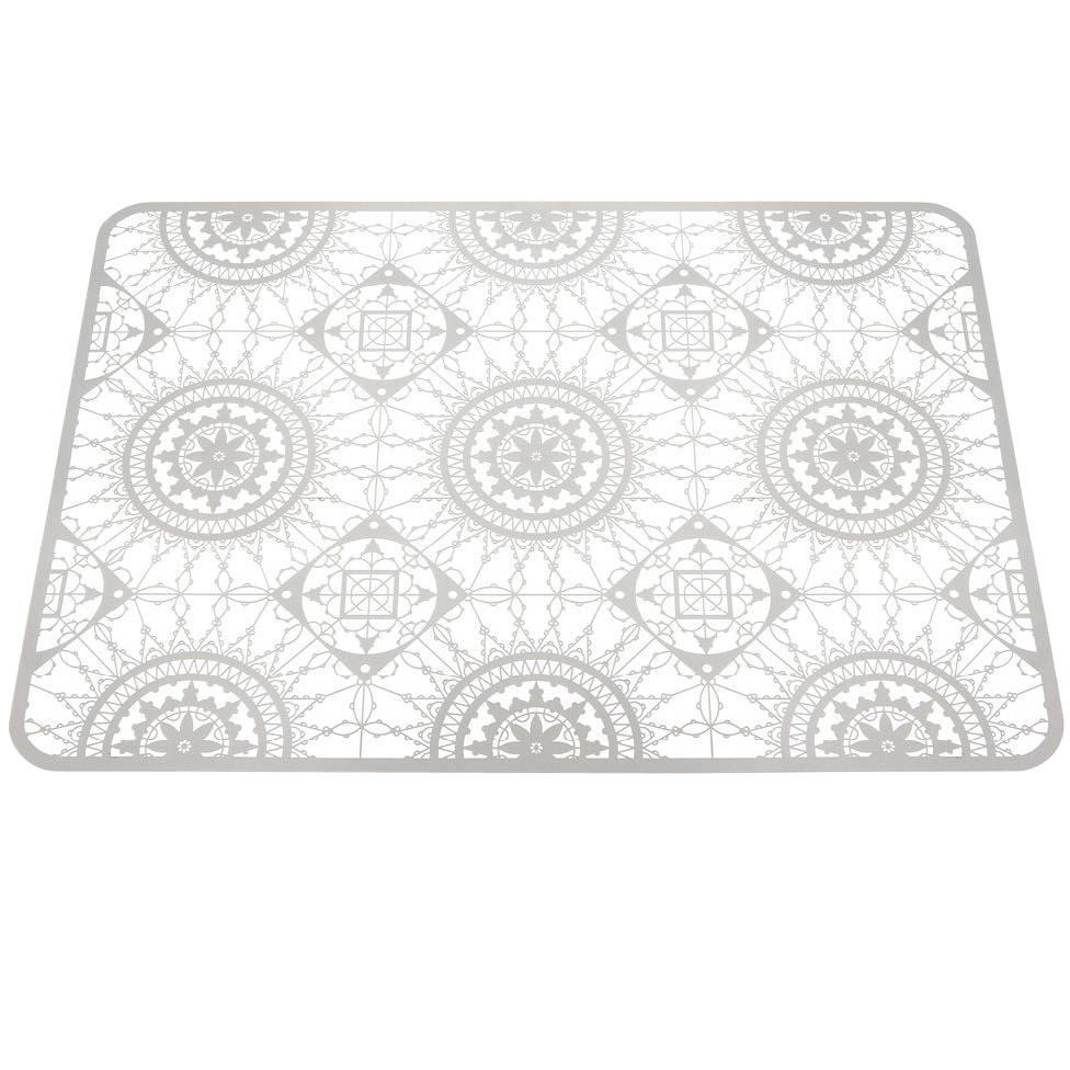 Mat de table rectangulaire en dentelle italienne blanc de Galante & Lancman pour Driade