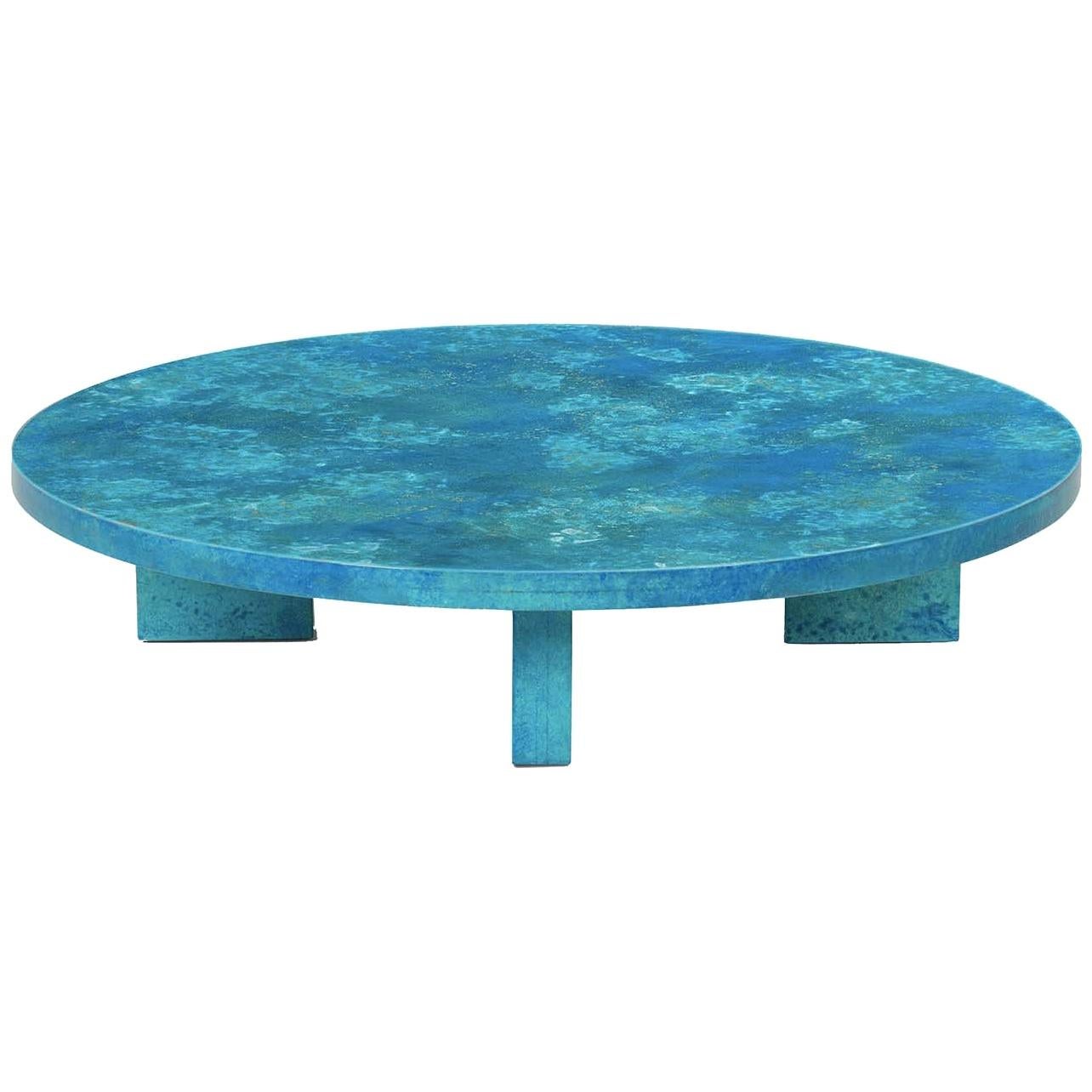 Italica Blue Coffee Table For Sale