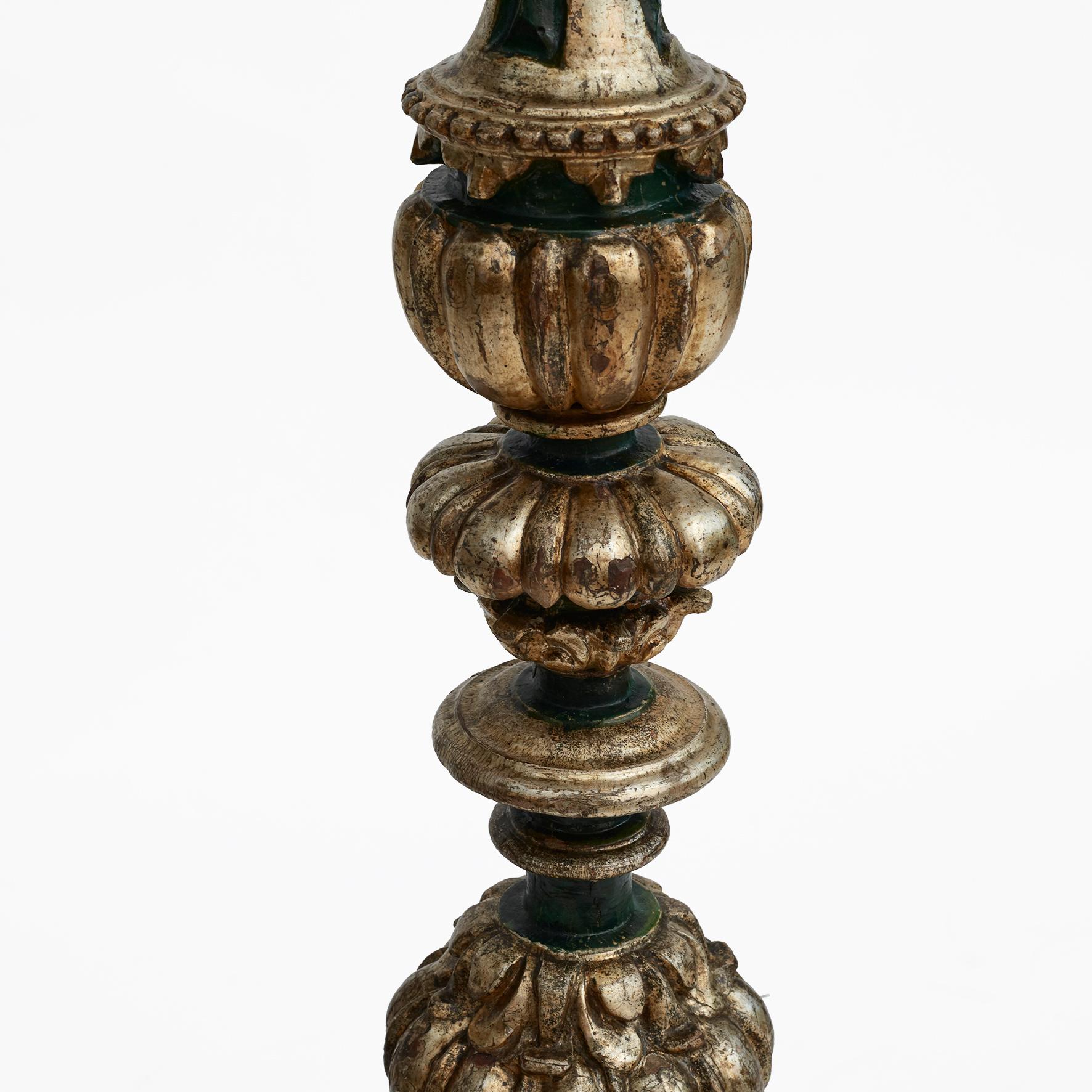 Italien Baroque Period Torchière Floor Lamp For Sale 3