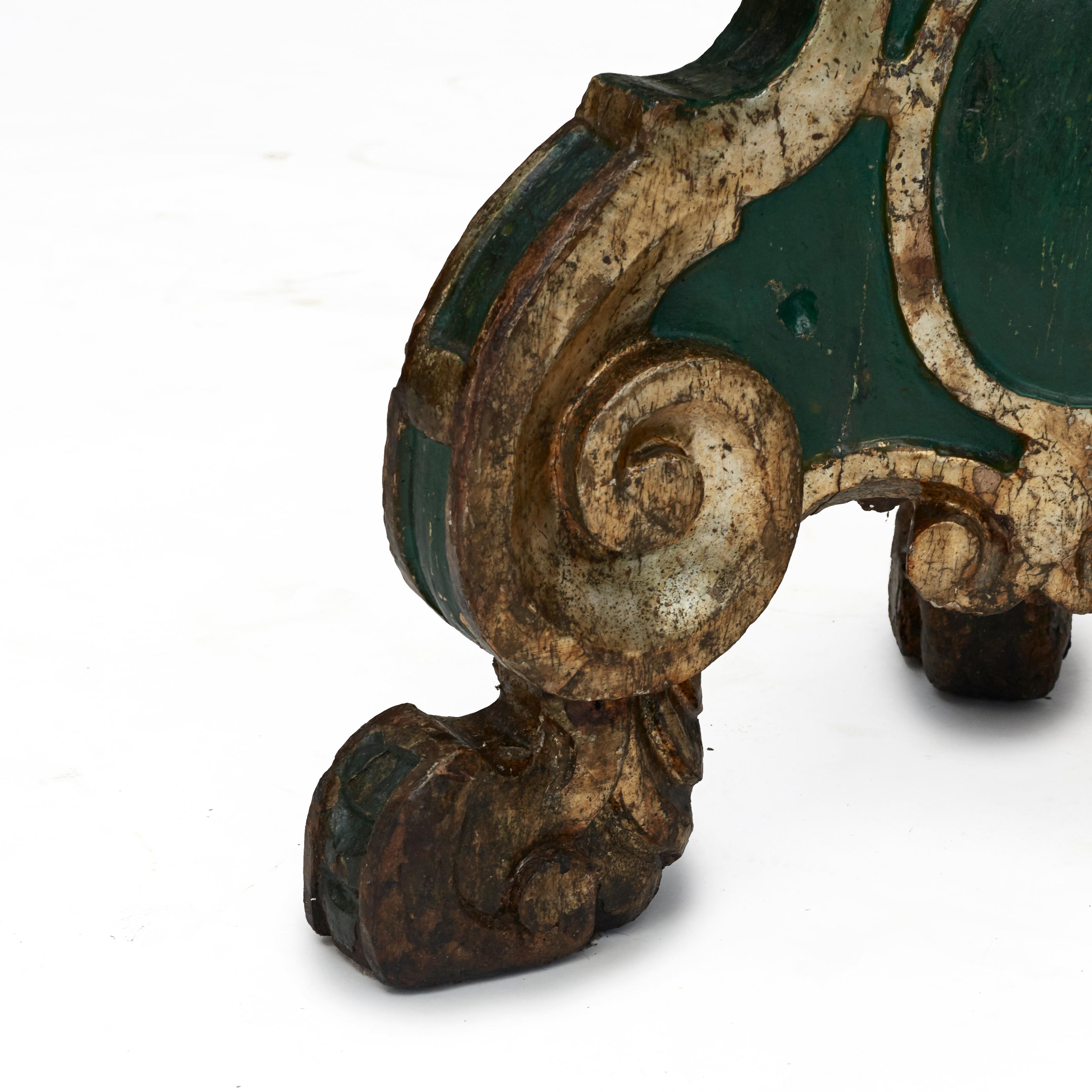 18th Century Italien Baroque Period Torchière Floor Lamp For Sale