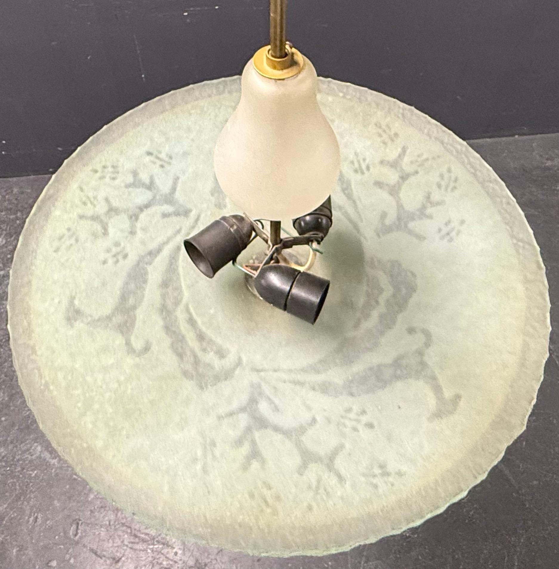 italien battuto ceiling lamp 2
