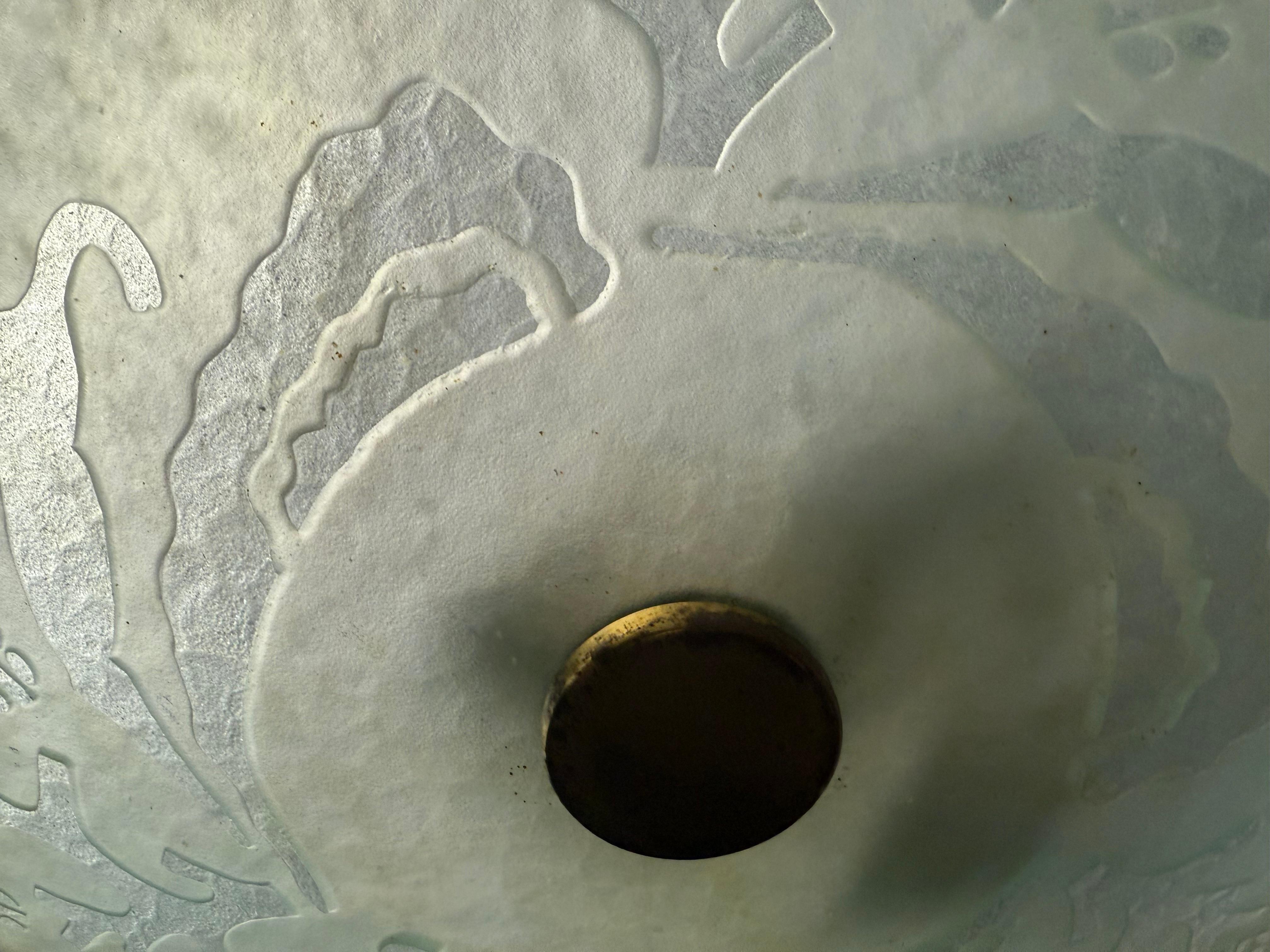 italien battuto ceiling lamp 4
