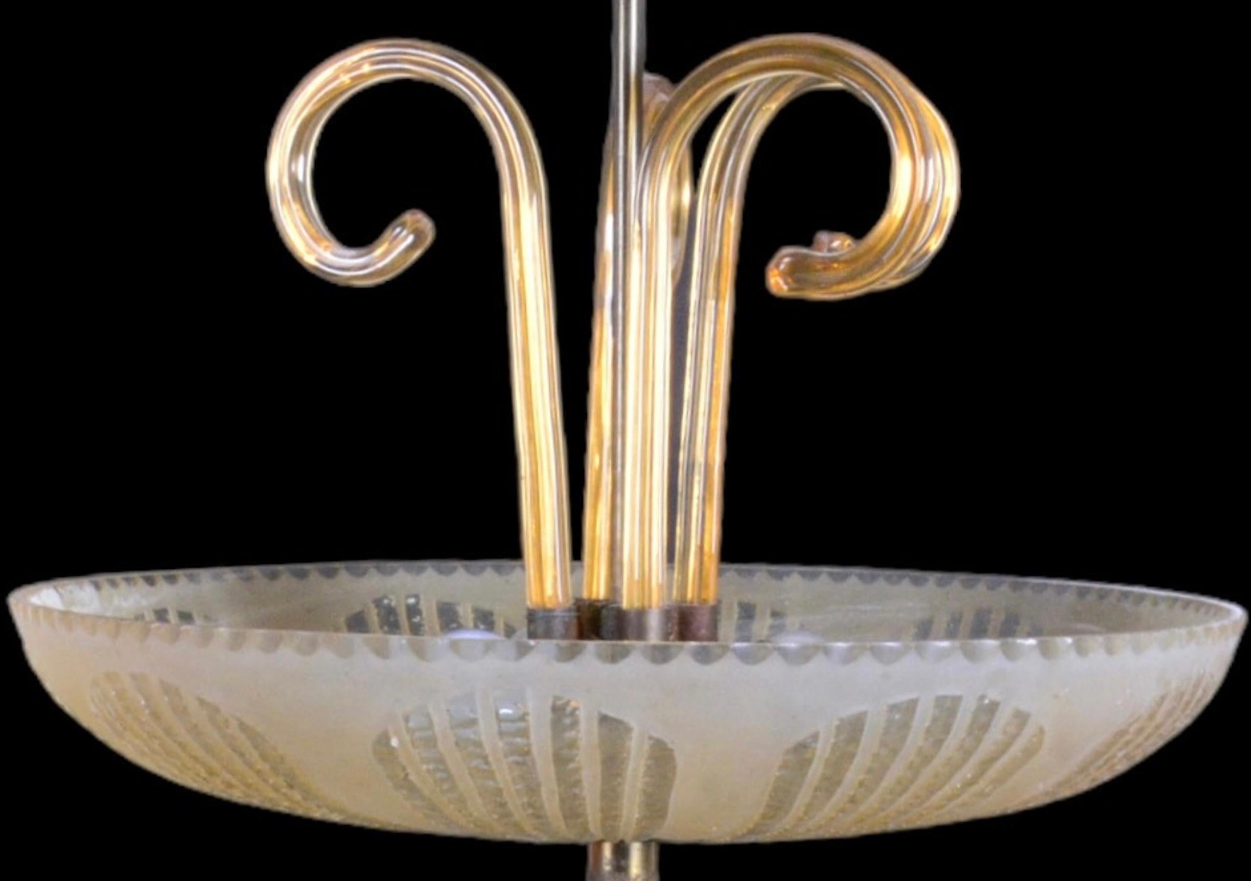 Italian italien battuto ceiling lamp  For Sale