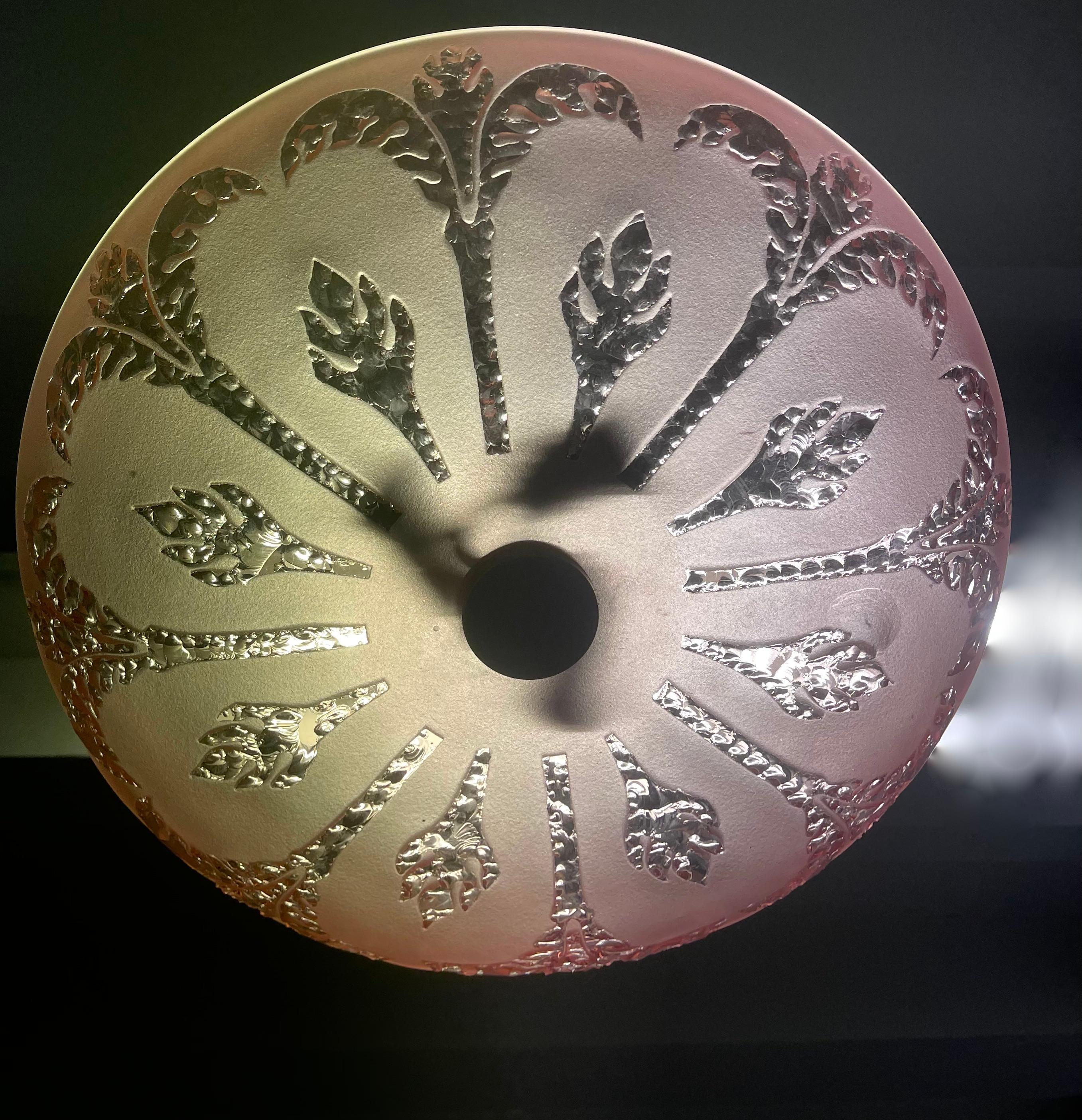 italien battuto ceiling lamp In Fair Condition In Munich, DE