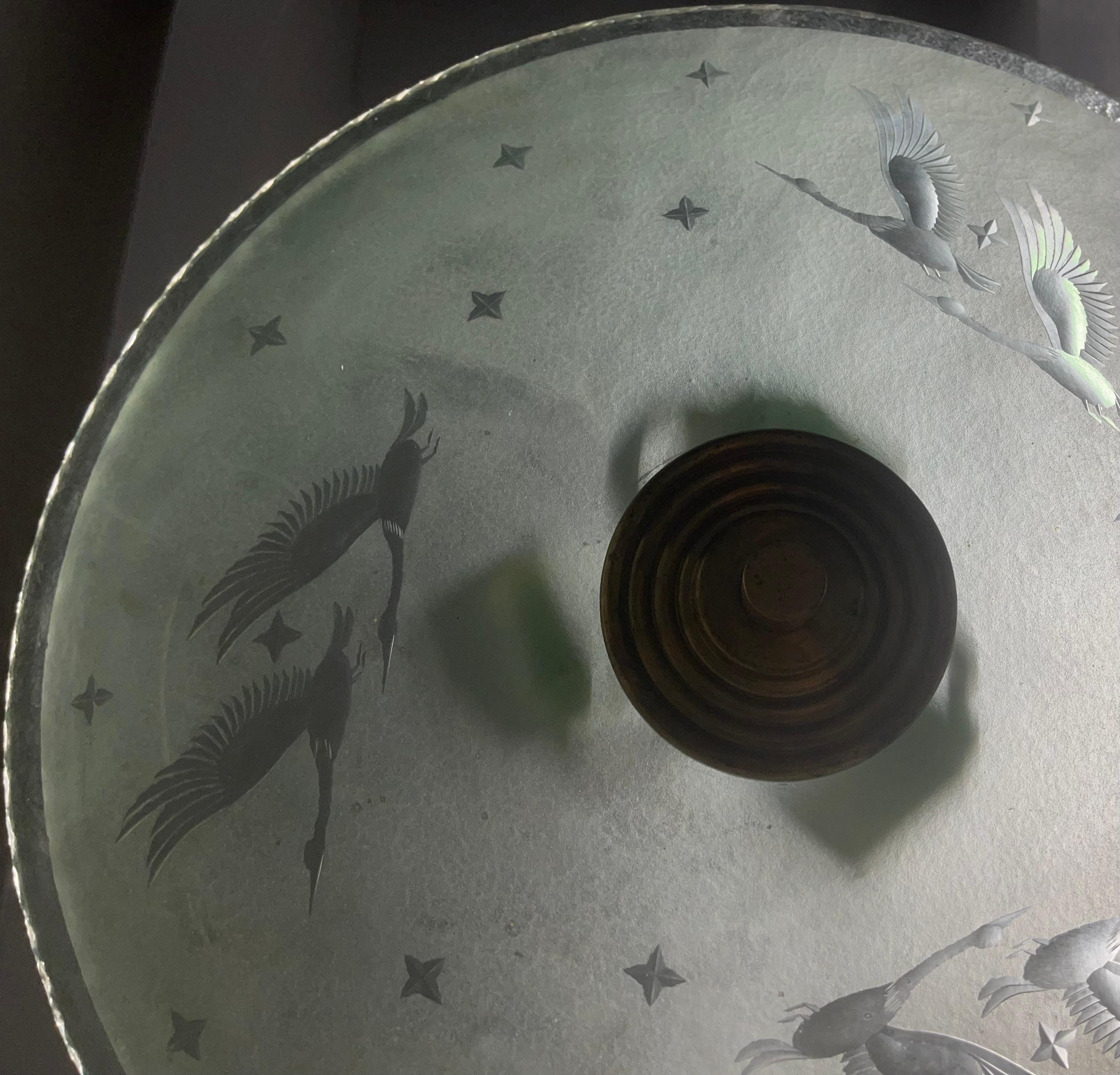 Metà XX secolo lampada da soffitto italien battuto in vendita