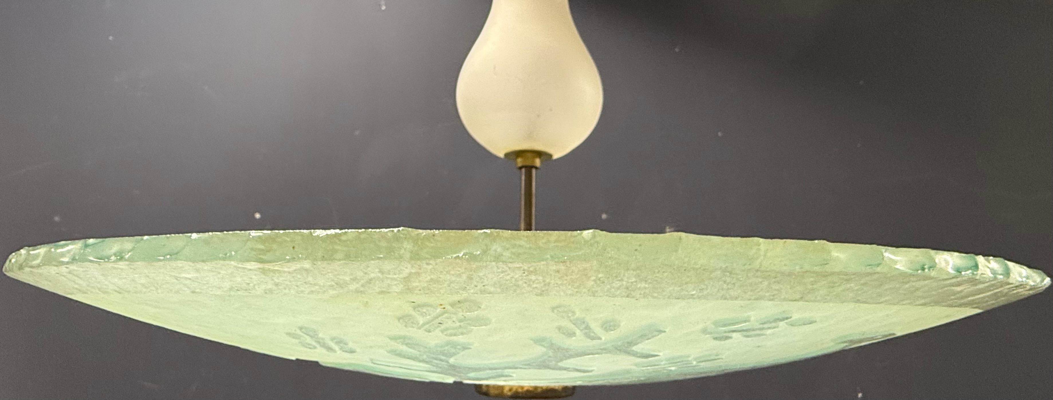 italien battuto ceiling lamp 1