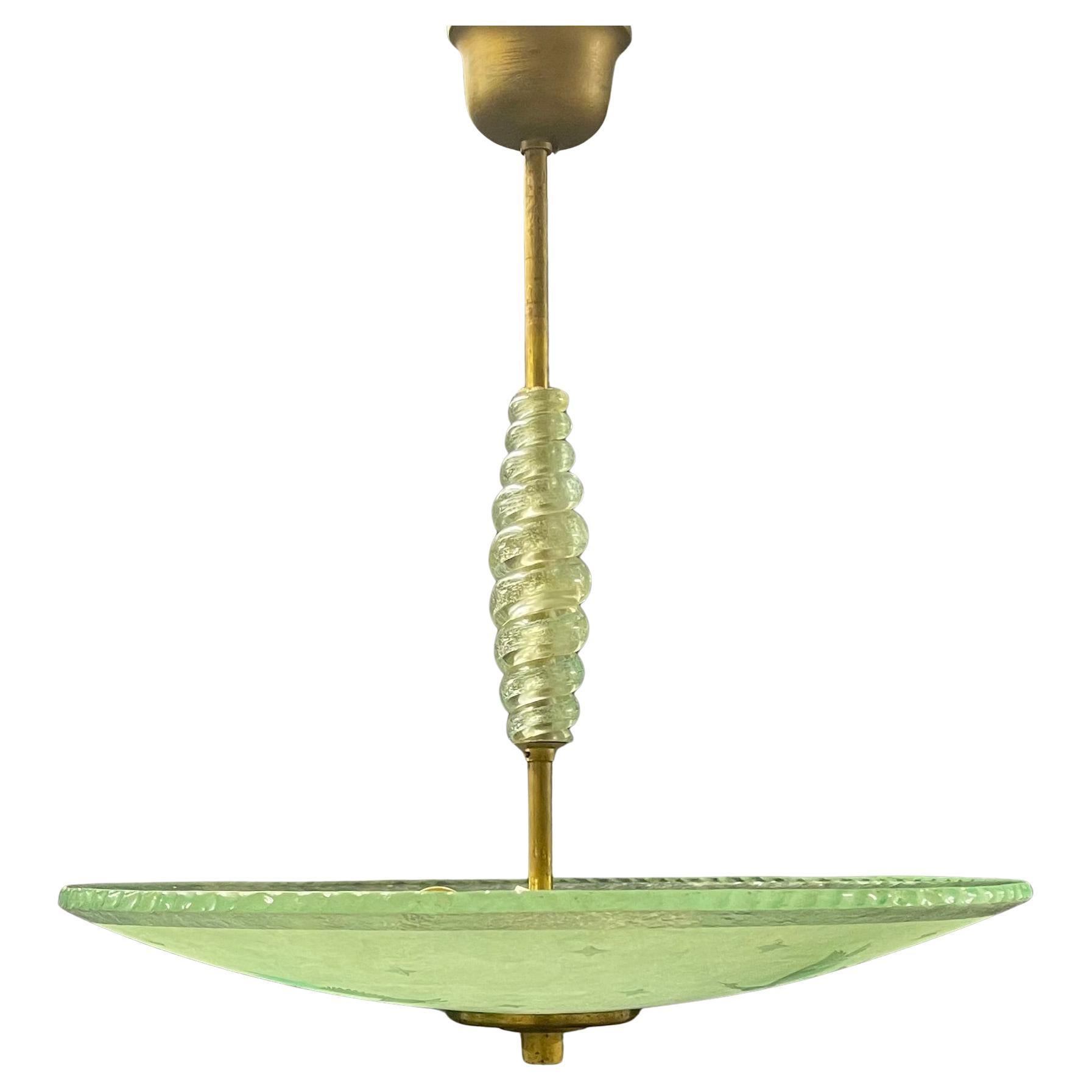 italien battuto ceiling lamp For Sale