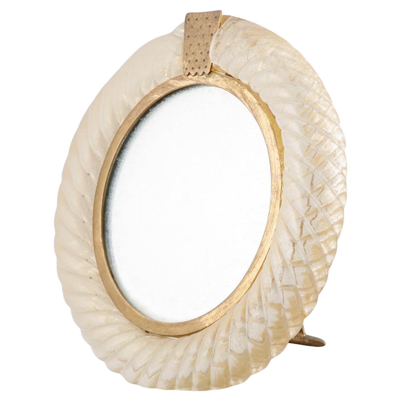 italien murano table mirror For Sale