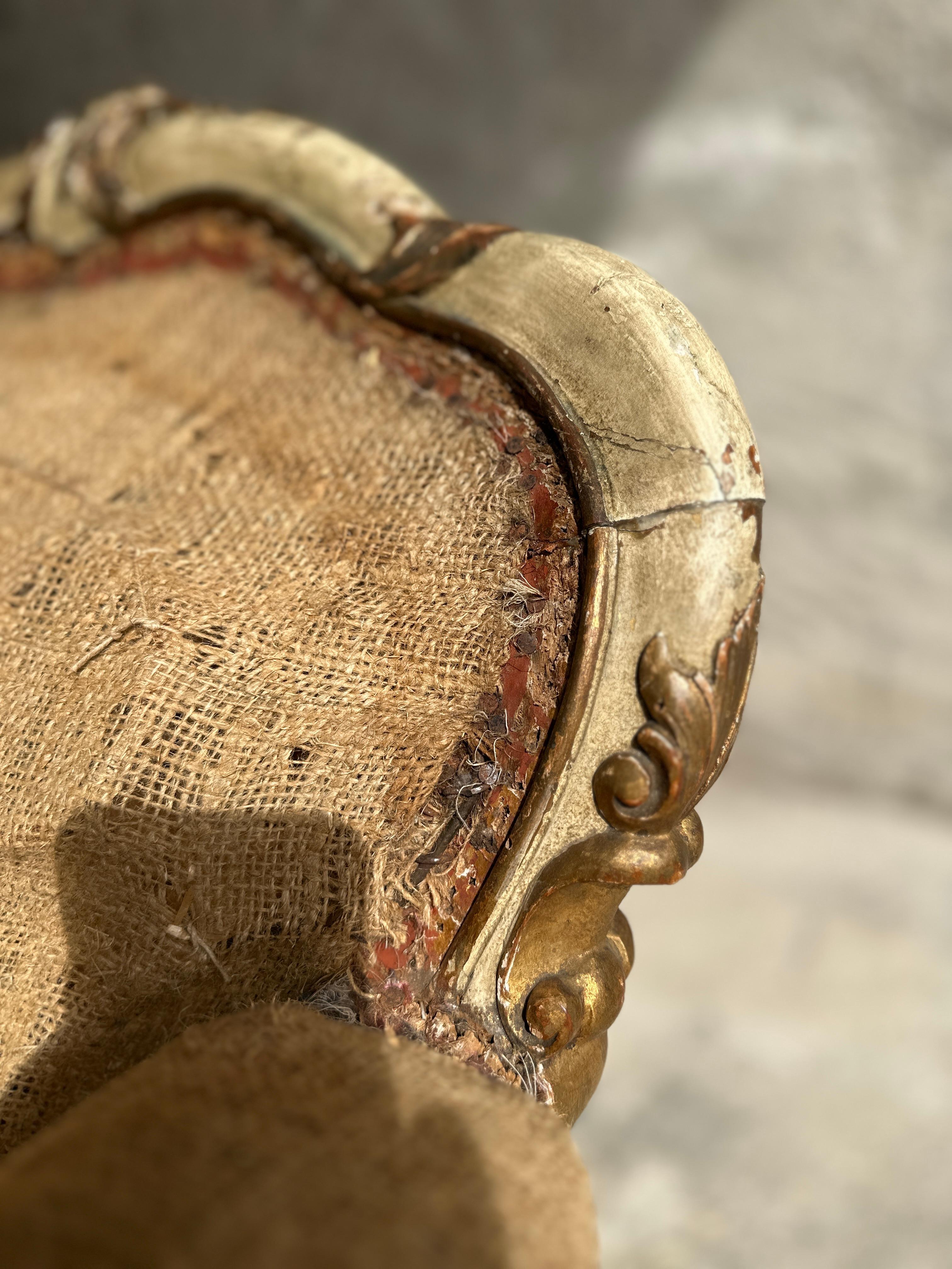 Chêne Fauteuils rocococo italiens en vente