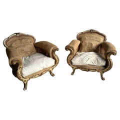 Italien rococo armchairs