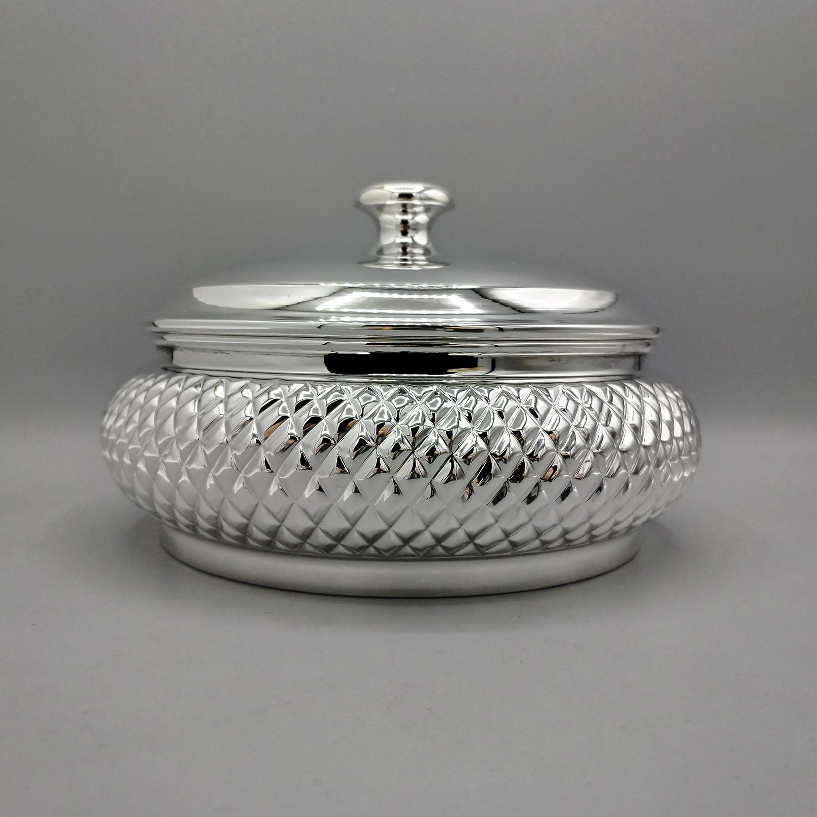 Altro Italina Solid 800 Silver table Box in vendita