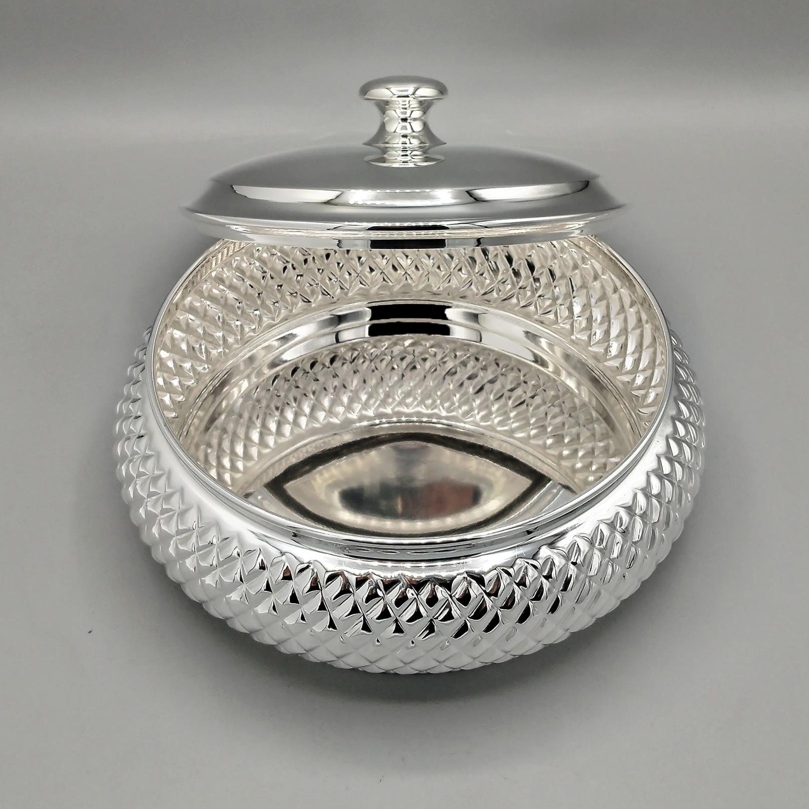 Argento Italina Solid 800 Silver table Box in vendita