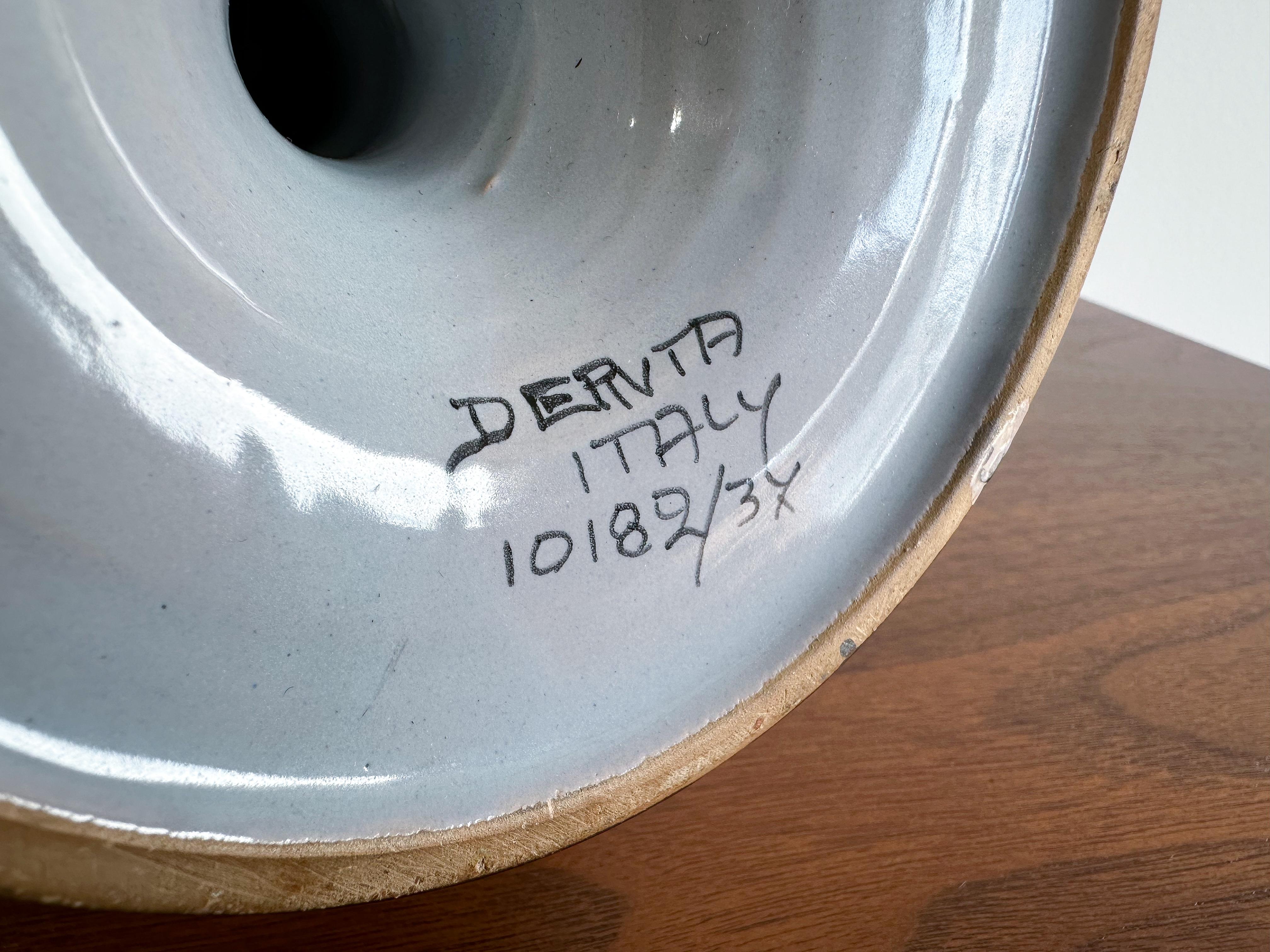 Fatto a mano Vaso in maiolica smaltata italiana, Deruta, anni '60