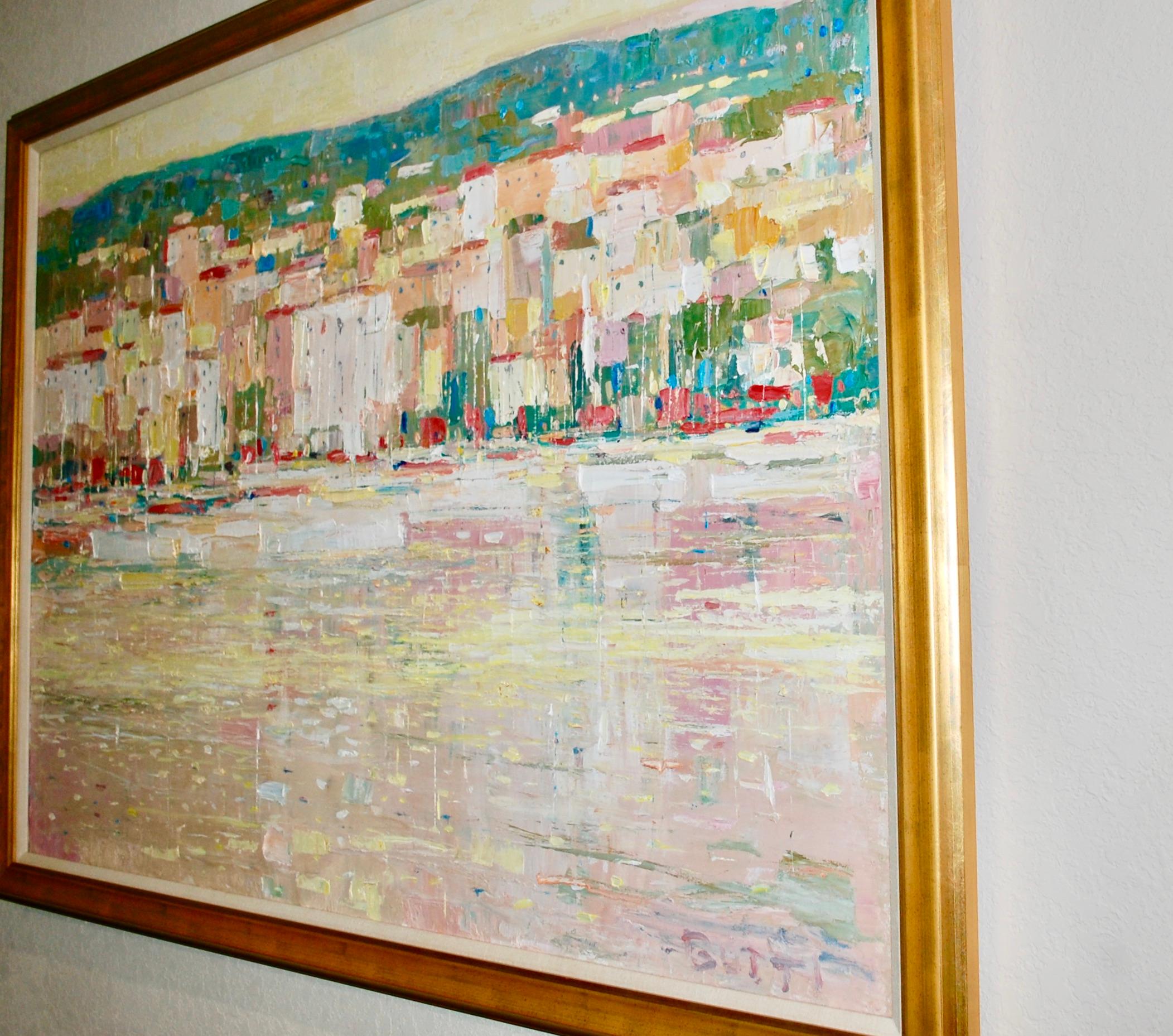 View Of The City Large Oil Painting 6