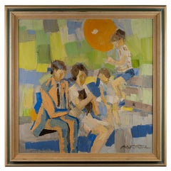 Famiglia in un parco