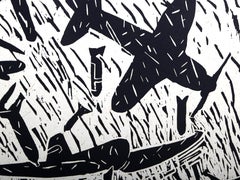 Montecassino, acquaforte politica di Italo Scanga