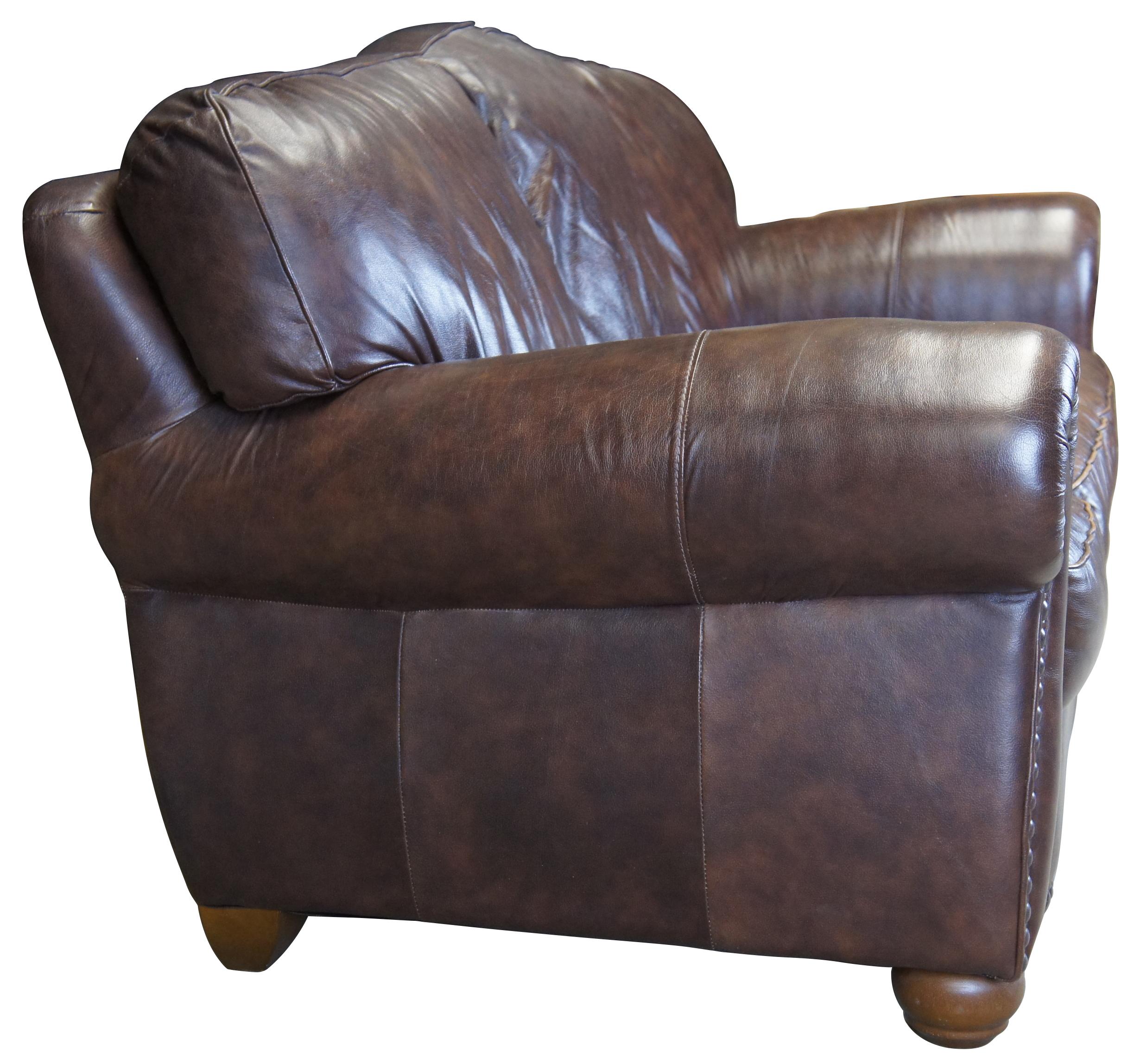 italsofa brown leather sofa