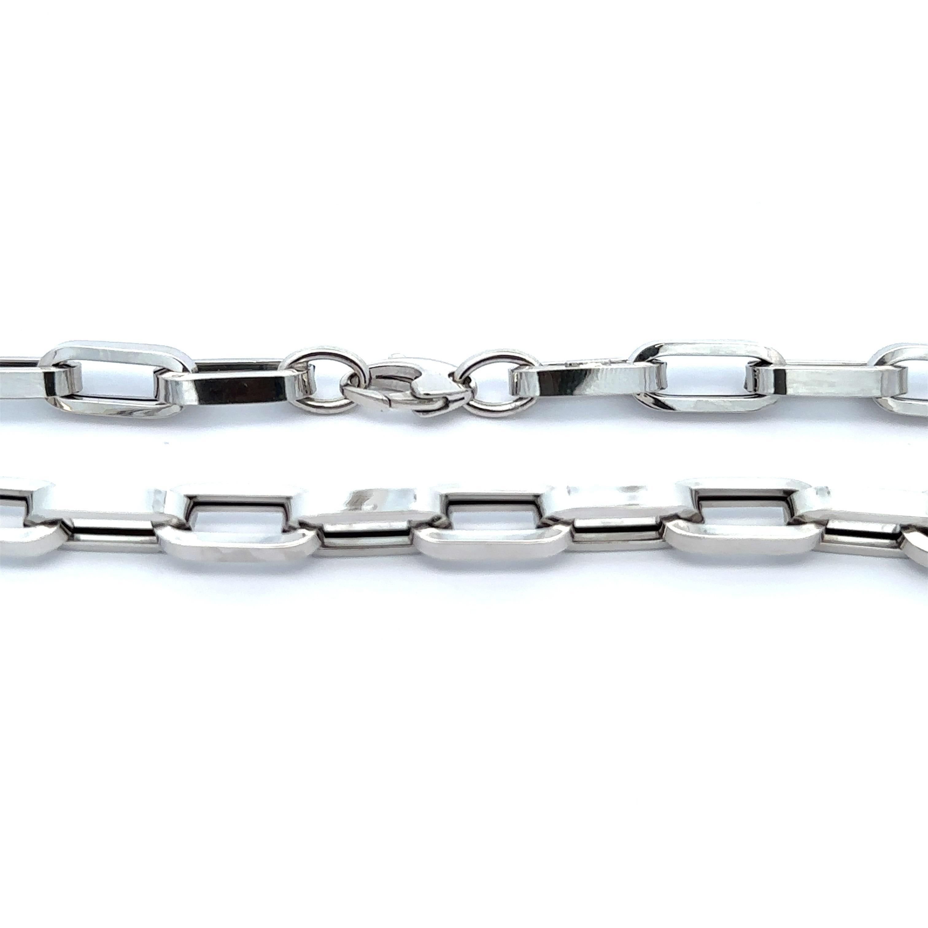 Italy 14k White Gold 16