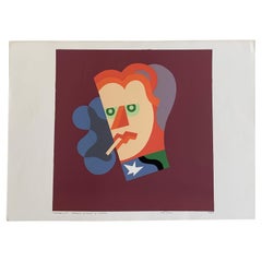 Italy 1974 Post -Modern Depero Multi-Color Print on Paper Numbered Edition