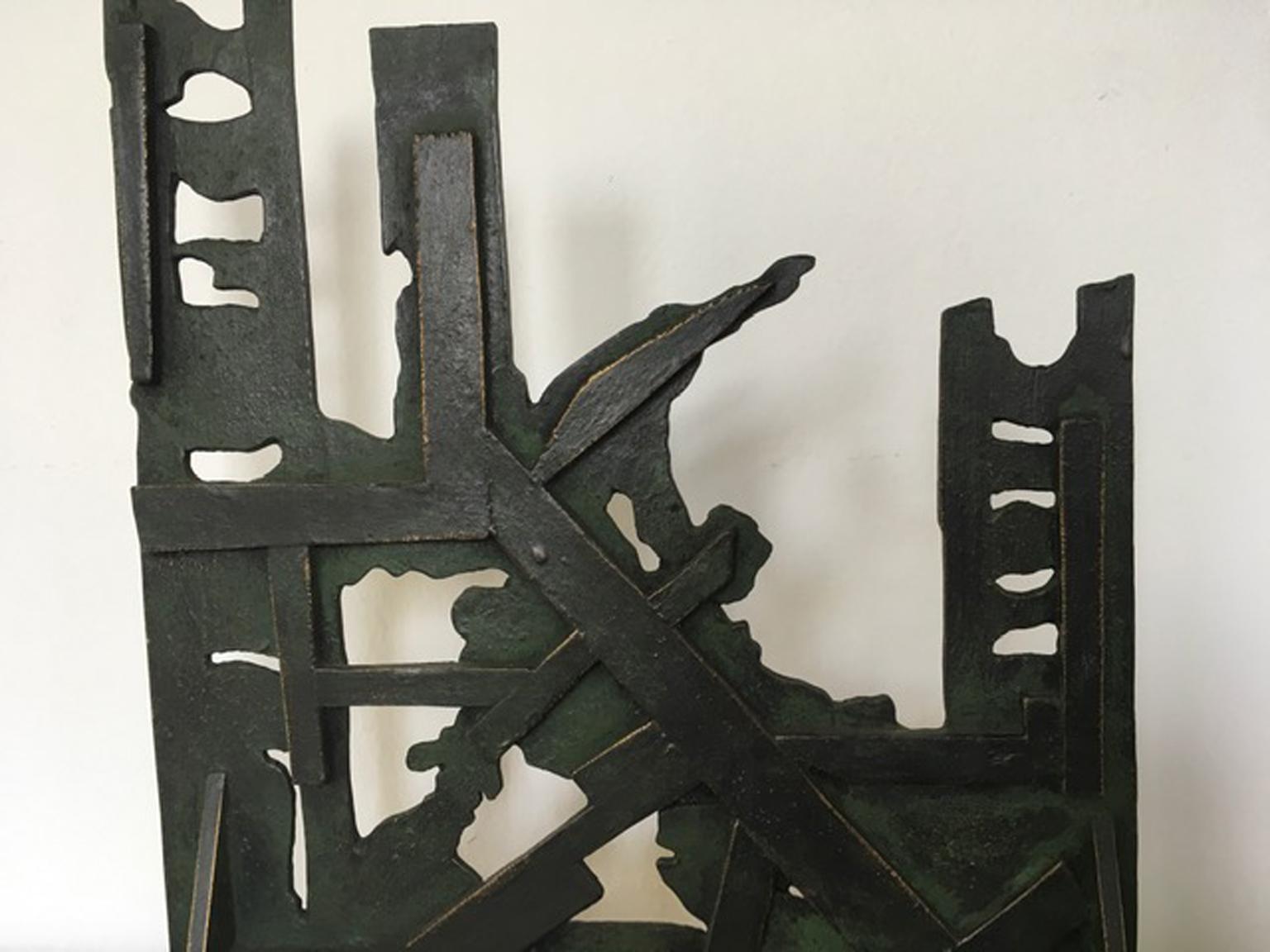 Post-Modern Italy 1980 Abstract Sculpture by Nevio De Luca For Sale