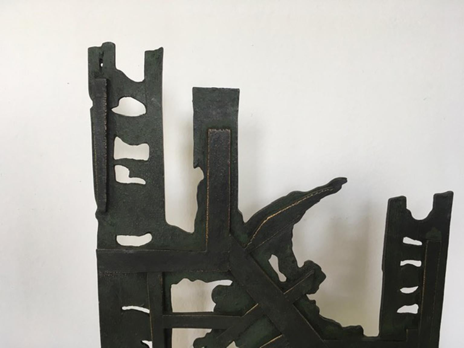 Italia 1980 Escultura abstracta de Nevio De Luca siglo XX en venta