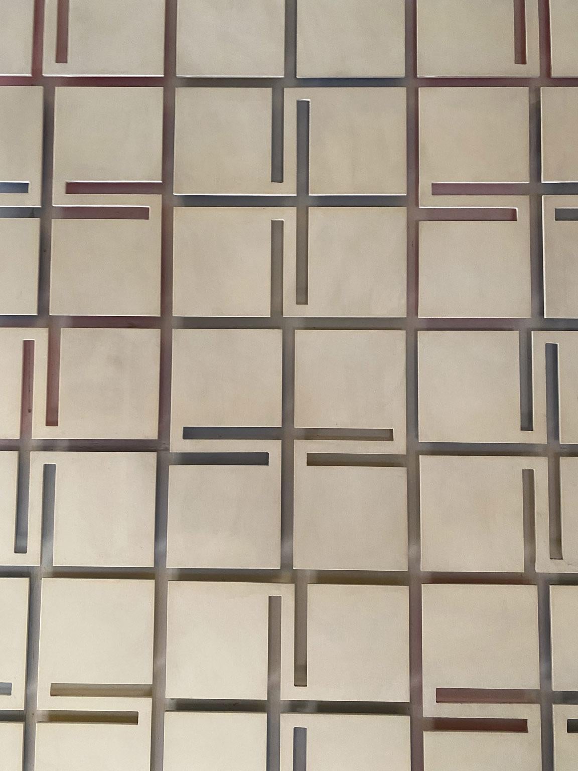 Italien 1980 Abstraktes weißes Plexiglas-Kunstwerk des Ecuadorianers Estuardo Maldonado (Ende des 20. Jahrhunderts) im Angebot