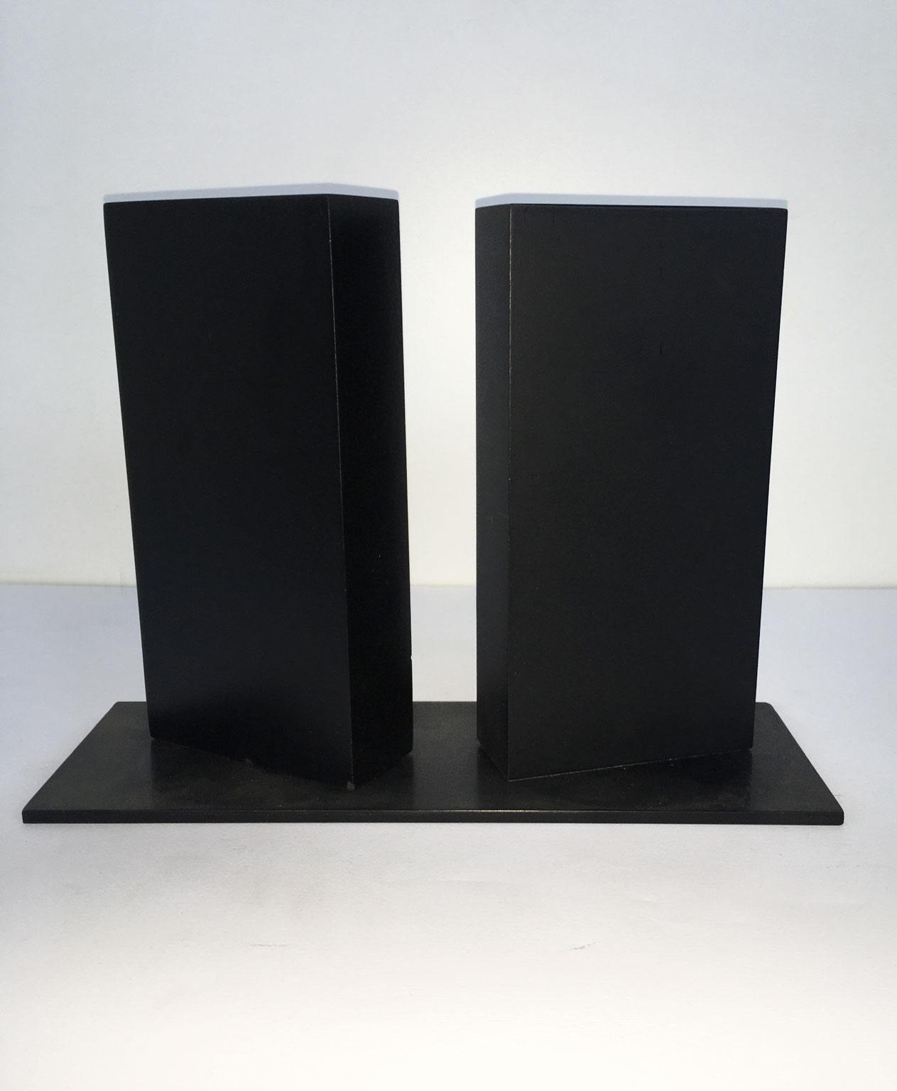 Italy 1980 Bronze Abstract Sculpture Walter Valentini Tavole Panels For Sale 6