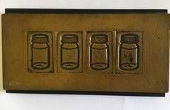 Italia 1980 Fine XX secolo Pop Art Bottiglie multiple in bronzo