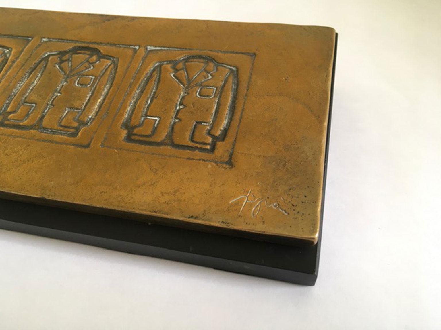 Hand-Crafted Italy, 1980, Late 20th Century Pop Art Multiple Bronze Jackets For Sale