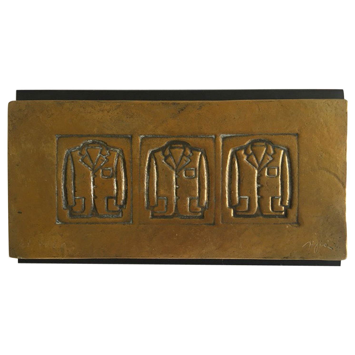 Italy, 1980, Late 20th Century Pop Art Multiple Bronze Jackets