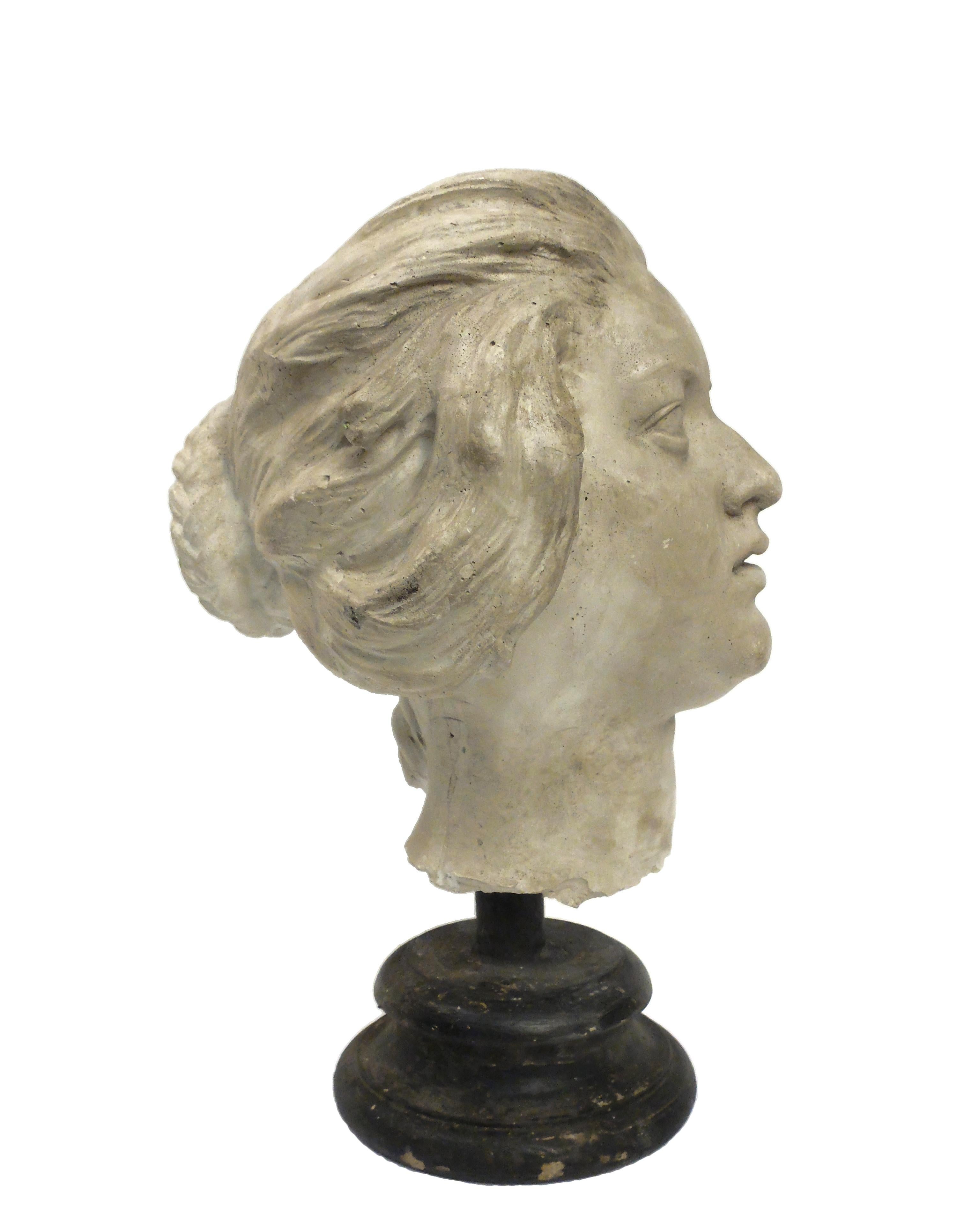 Italian Academic Cast Depicting Costanza Bonarelli's Head, Italy, circa 1890