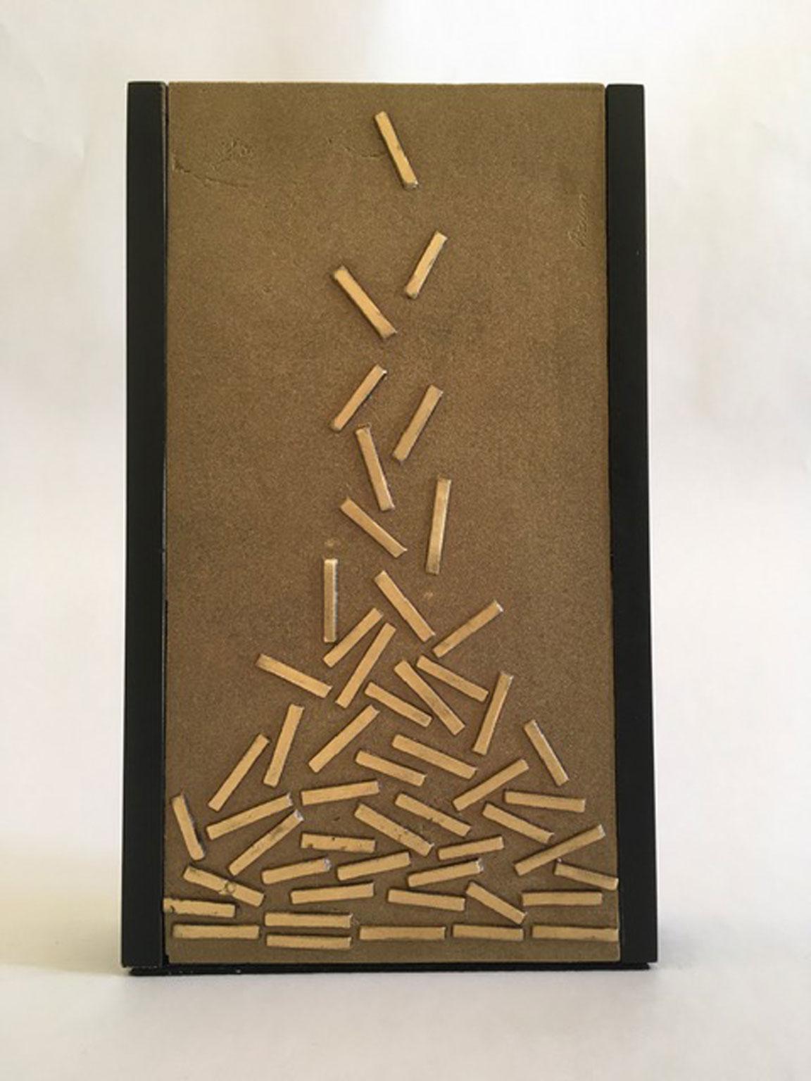 Italy 1990 Post-Modern Bronze Abstract Sculpture by Beppe Bonetti For Sale 4