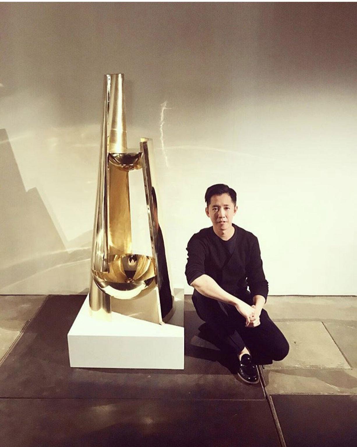 Italien 2017 André Fu Abstrakte Skulptur aus Messing  im Zustand „Neu“ im Angebot in Brescia, IT